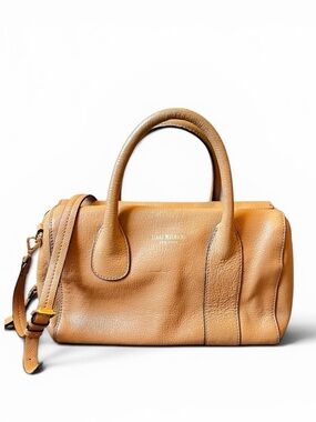 Isaac Mizrahi New York Camel Handbag Purse